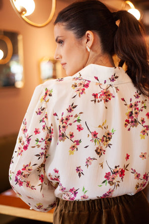 Precious floral Silk Shirt