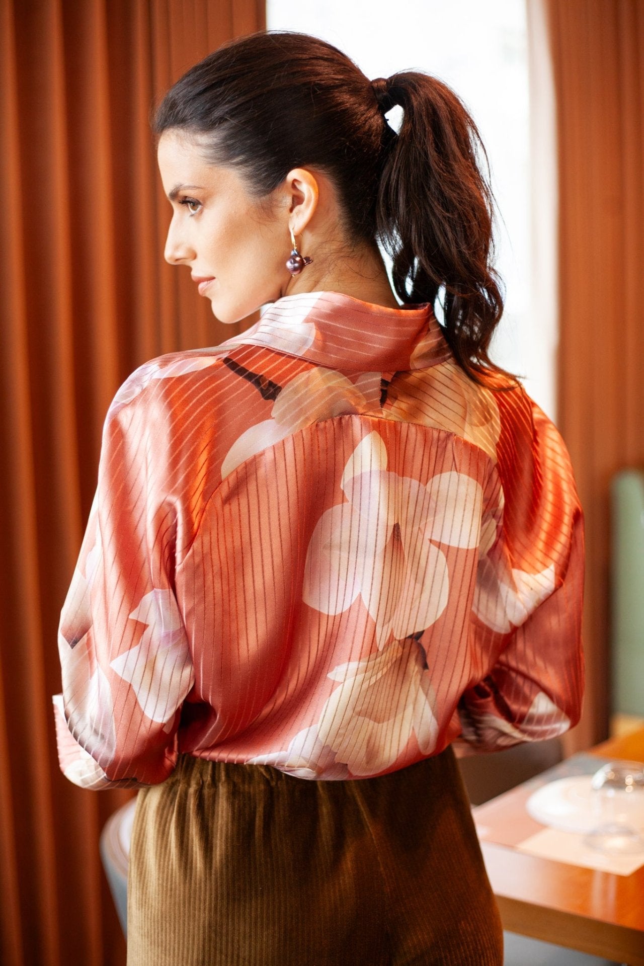 Olympia Silk Shirt