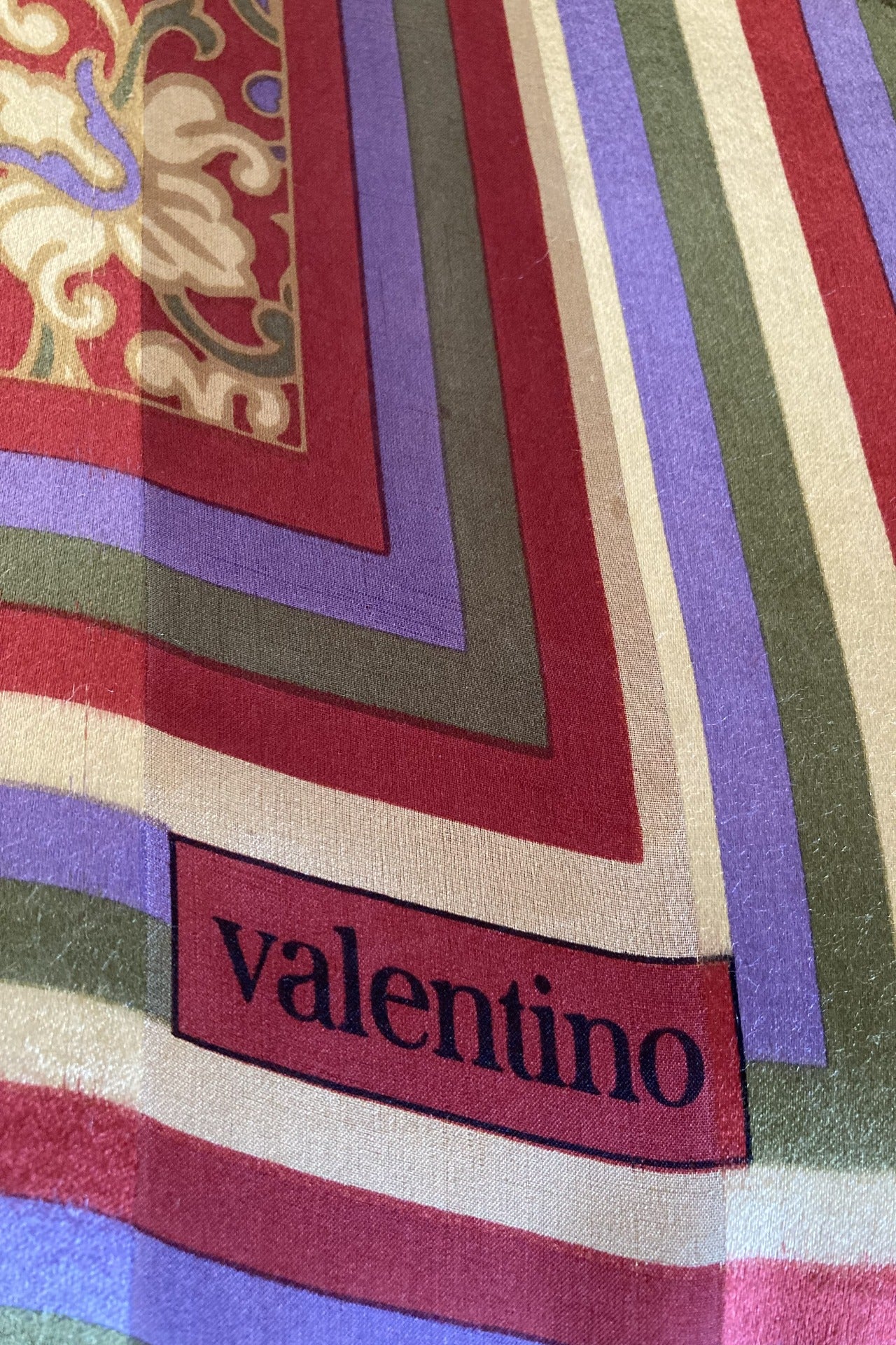 Silk Vintage Valentino Scarf