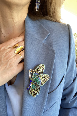 Butterfly brooch