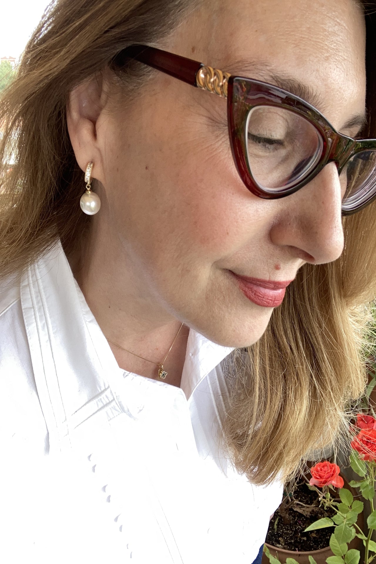 Artificial Pearl earrings