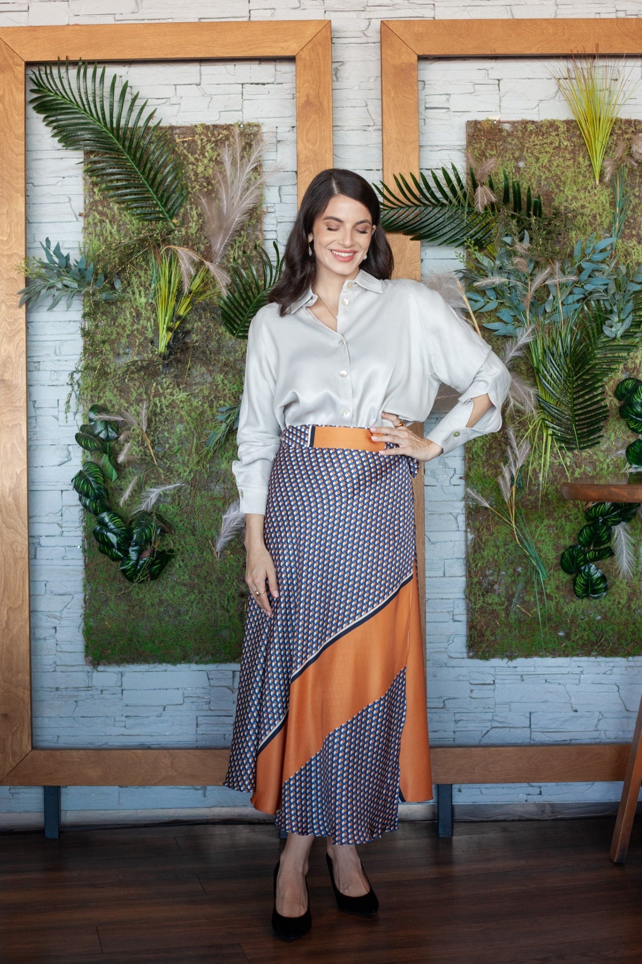 Elmina wrap Skirt